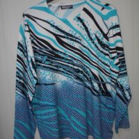 меки блузки в четири десен-големи размери , снимка 6 - Блузи с дълъг ръкав и пуловери - 38734712