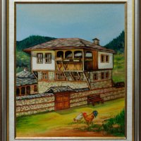 Картина,,Къща от Ковачевица", снимка 1 - Картини - 44115022