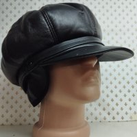 Дамска шапка кожен каскет- дшб 68, снимка 3 - Шапки - 43309000