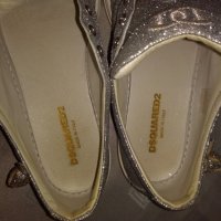Спортно елегантни сребърни обувки Dsquared2, снимка 13 - Дамски елегантни обувки - 28913400