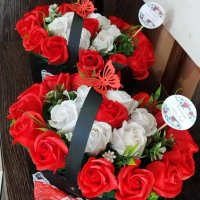 Кошници със сапунени цветя, снимка 7 - Подаръци за жени - 39594734