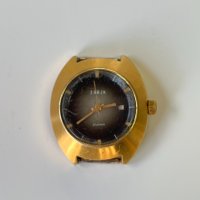 Позлатен часовник Заря. №1654, снимка 1 - Антикварни и старинни предмети - 35300385