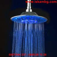Светещ LED душ за баня тип Пита, снимка 6 - Други стоки за дома - 26798067