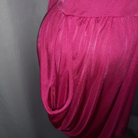 SOAKED L Розова еластична рокля , снимка 4 - Рокли - 36399684