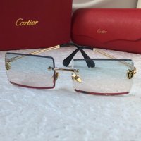 Cartier висок клас прозрачни слънчеви очила Мъжки Дамски слънчеви, снимка 1 - Слънчеви и диоптрични очила - 39140229