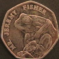 50 пенса 2017 (Mr. Jeremy Pisher), Великобритания, снимка 1 - Нумизматика и бонистика - 26494640
