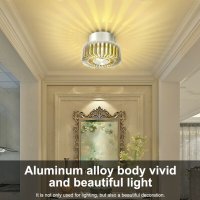 Вътрешна стенна декоративна LED лампа с многоцветен градиент, с дистанционно управление, снимка 2 - Лампи за таван - 42964260
