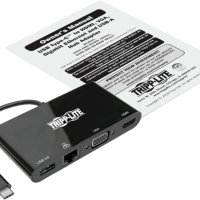 Eaton USB-C Многопортов видео адаптер, 4К/30Hz HDMI, USB-A 3.2 Gen 1, снимка 5 - Кабели и адаптери - 43227807