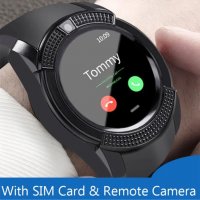 Смарт часовник Smart Watch V8 с Bluetooth, камера, SIM карта, тъч дисплей и много други функции, снимка 6 - Смарт гривни - 39202361