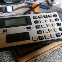 стар немски калкулатор с аларма и час , снимка 4 - Колекции - 43697446