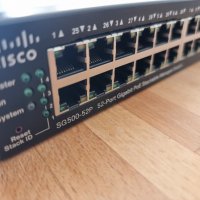 Cisco SG 500-52P 52-port Gigabit POE+ Stackable Managed Switch, снимка 2 - Суичове - 38485597