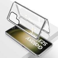 Samsung Galaxy S24 Ultra S24 S24+ / Двоен 360 градуса магнитен кейс калъф, снимка 6 - Калъфи, кейсове - 43855115