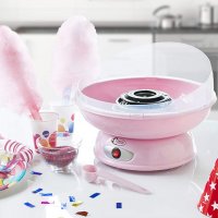 Домашна Машина за захарен памук, розова, Candyfloss maker pink, парти машина за памук , снимка 6 - Други - 38486926