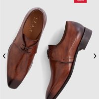Мъжки обувки IZAC естествена кожа, снимка 5 - Официални обувки - 44010350