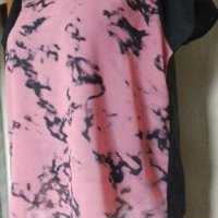 Красива блуза тъмно розово и черно ПРОМОЦИЯ👚🍀М,L👚🍀арт.435, снимка 2 - Корсети, бюстиета, топове - 28391500