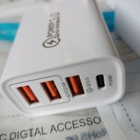 зарядно ново бързо за телефон, тип С , снимка 2 - USB кабели - 43440861