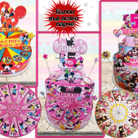 Картонени торти и парти артикули за момичета-авторски дизайн,фотопечат, снимка 5 - Подаръци за рожден ден - 44866349