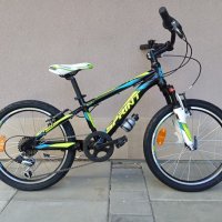 Продавам колела внос от Германия  алуминиев детски мтв велосипед APOLON SPRINT 20 цола преден аморти