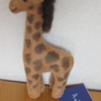 Жираф-екологично чиста играчка от филц, ръчна изработка, снимка 2 - Други - 28675942
