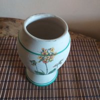 Рисувана керамична ваза, снимка 2 - Вази - 29037840
