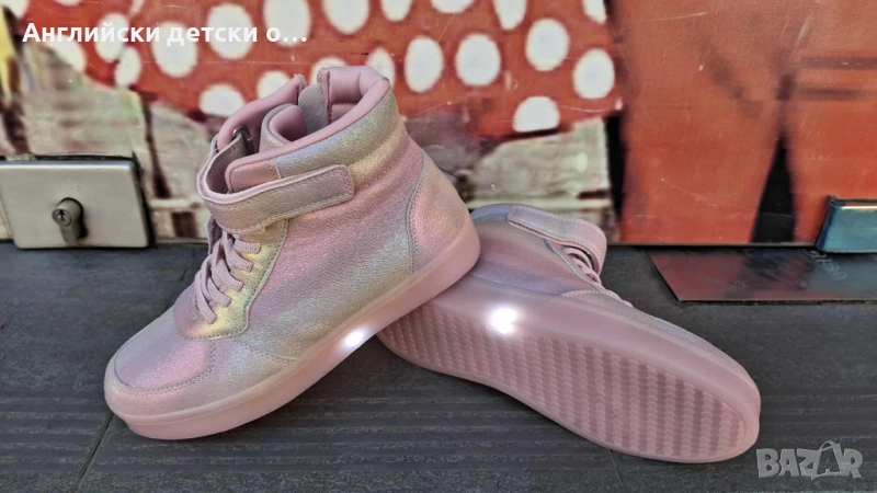 Английски светещи кецове-Next, снимка 1