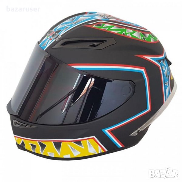 Каска за Мотор 2495-1 Черно 182830, снимка 1