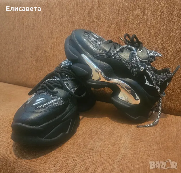 Дамски модерни кецове на платформа , снимка 1