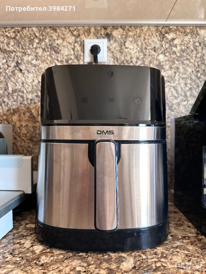 Air Fryer/Еър фрайер DMS Germany 6.0L,1800W,Черен/Сив, снимка 1