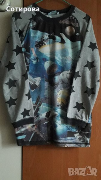 Блуза с космически мотиви 152р-р, снимка 1