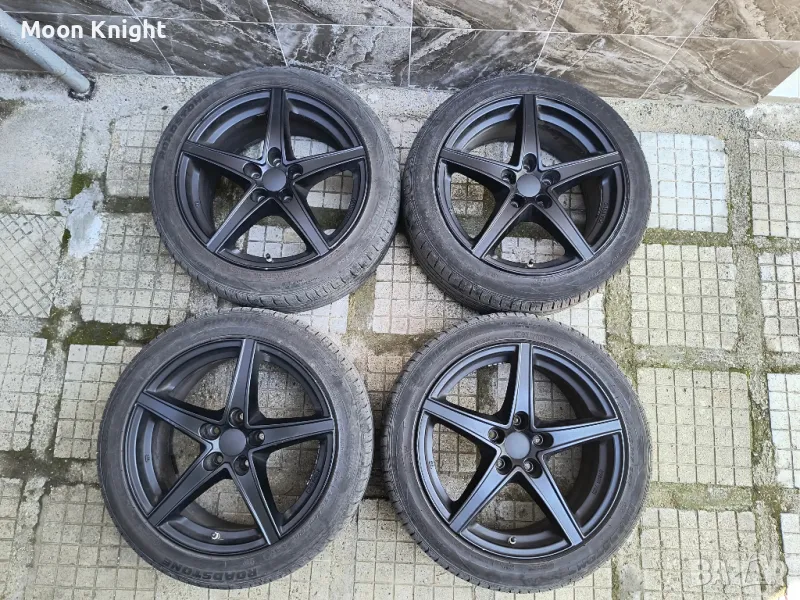 17 Джанти Alutec с гуми 5x112 ET45 7.5J, снимка 1