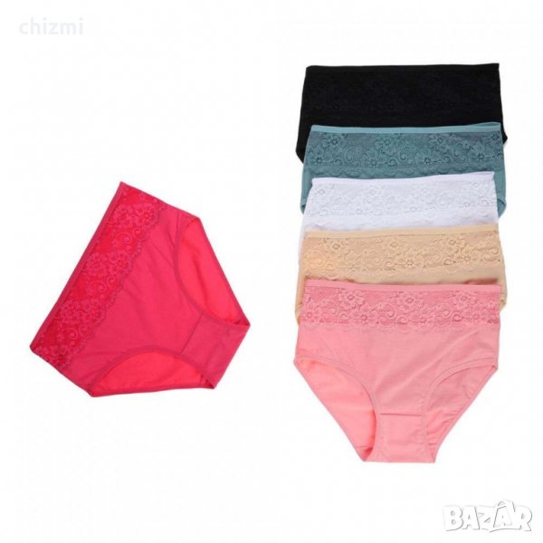 Памучни дамски слипове 2XL-4XL, снимка 1