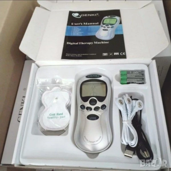 Електростимулатор масажор срещу болки по тялото и физиотерапия, снимка 1