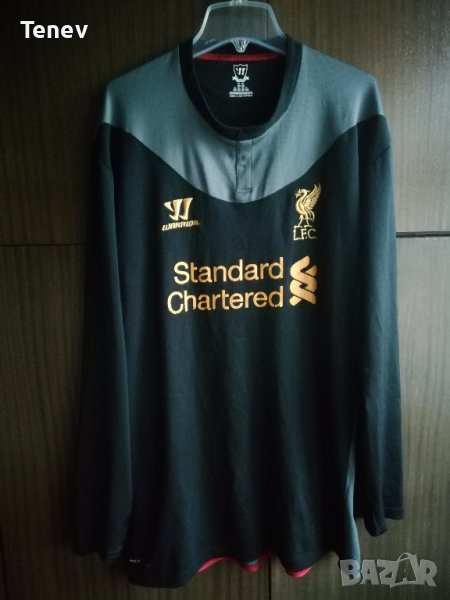 Liverpool Warrior оригинална тениска фланелка XXL 2XL Ливърпул дълъг ръкав 2012/2013 Away , снимка 1