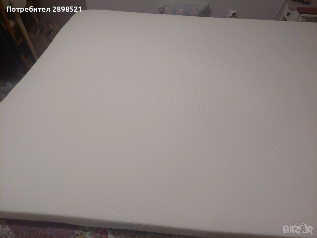 Топ матрак ТЕД 160/200 5см мемори-нов с гаранция, снимка 1