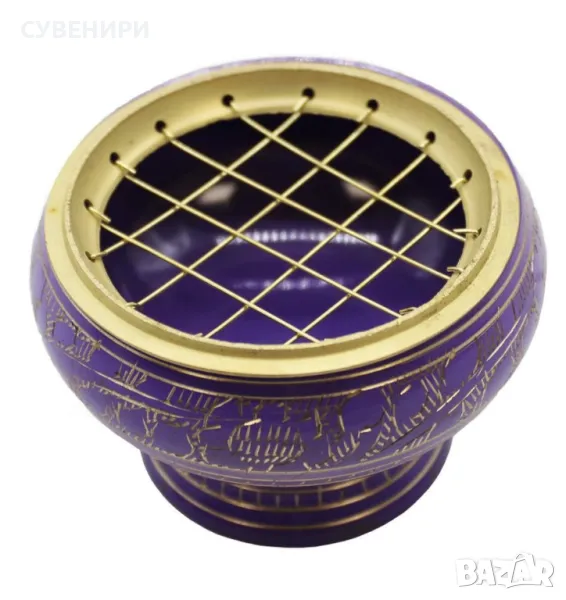 Тамянник (кандило) от месинг, снимка 1