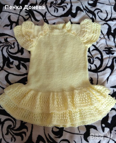 Детска плетена рокля. , снимка 1