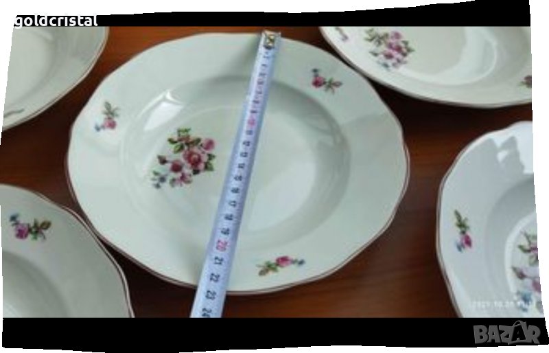Стар български порцелан чинии , снимка 1
