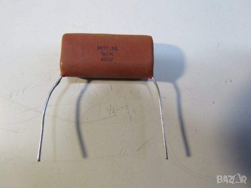 Български Неелектролитен кондензатор 1 мф на 400 волта , снимка 1