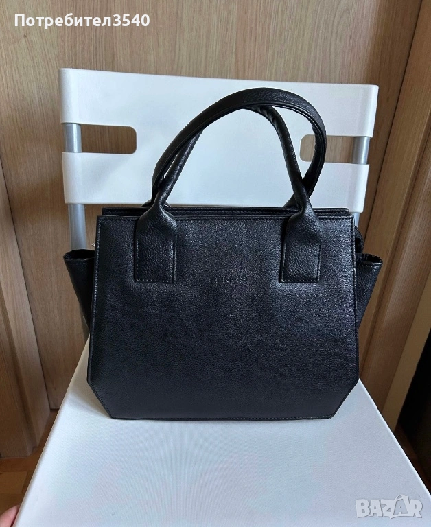 Черна дамска чанта Fentis, снимка 1