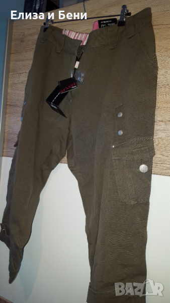 3/4 панталони карго бермуди нови с етикет голям размер ХХЛ милитъри зелени, снимка 1
