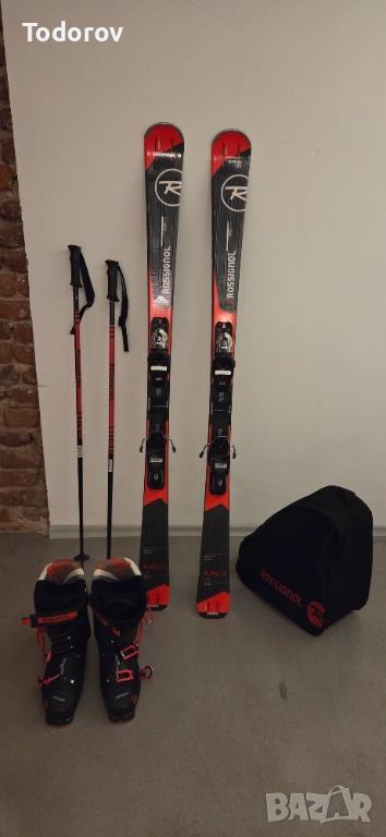 Комплект Ски, ски обувки и щеки Rossignol, снимка 1