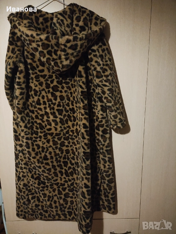 дамско палто еко косъм, снимка 1