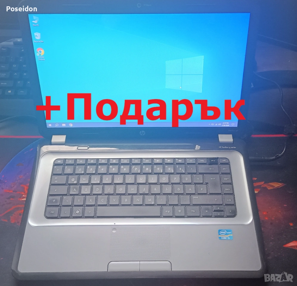 Лаптоп HP Pavilion G6 (Core i5, 8 GB DDR3, 1000GB HDD), снимка 1