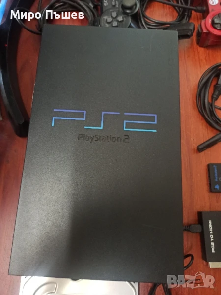 PS2 Fat, 500GB, 2бр. Джойстици и екстри, снимка 1