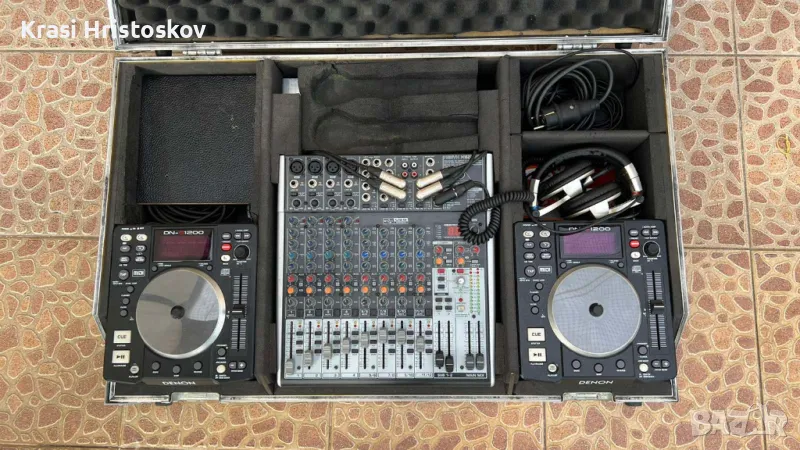 пулт Beringer mod xenyxx1622 и cd Denon mod DN-S1200, снимка 1