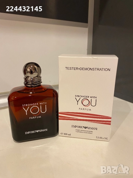 Armani Stronger with you Parfum  100 ml EDP Tester , снимка 1