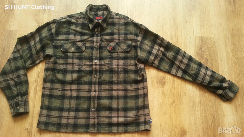 FJALL RAVEN WOOL Shirt размер L за лов риболов вълнена риза - 1737, снимка 1
