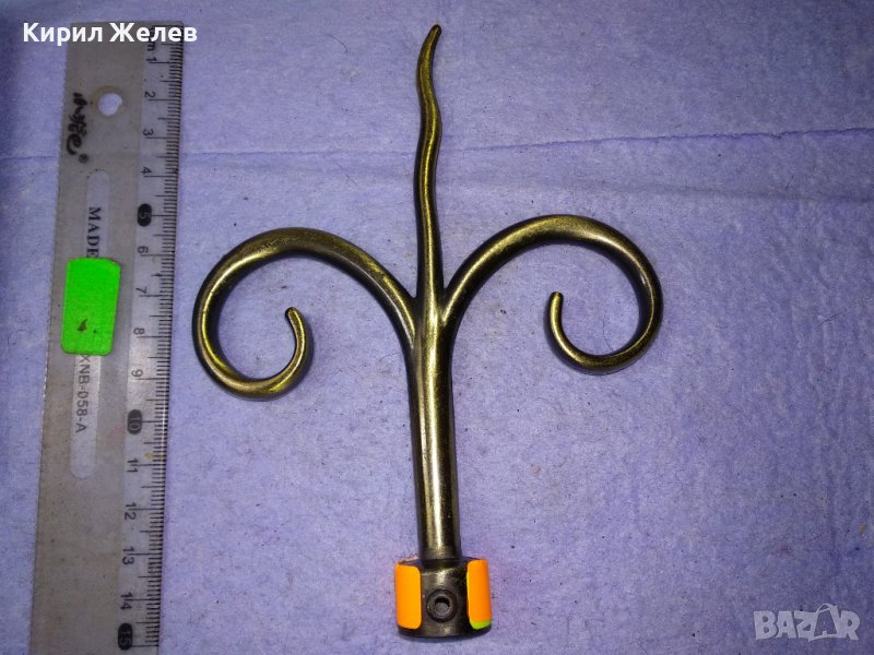 КРАСИВ МЕСИНГОВ ДЕКОРАТИВЕН ЕЛЕМЕНТ 41538, снимка 1