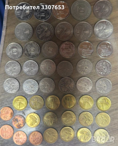 монети Сингапур 47 бр, снимка 1