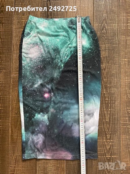 Пола молив по тяло зелено , снимка 1